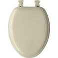 thumbnail image 3 of Bemis 4006559 Elongated Soft Toilet Seat, Bone, 3 of 6