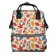 thumbnail image 1 of Fotbe Colorful Maple Leaves Mochila Maternidad - Lona de Sarga Impermeable, Mochila de Pañales de Gran Capacidad con Múltiples Bolsillos y Correas Ajustables, 1 of 6