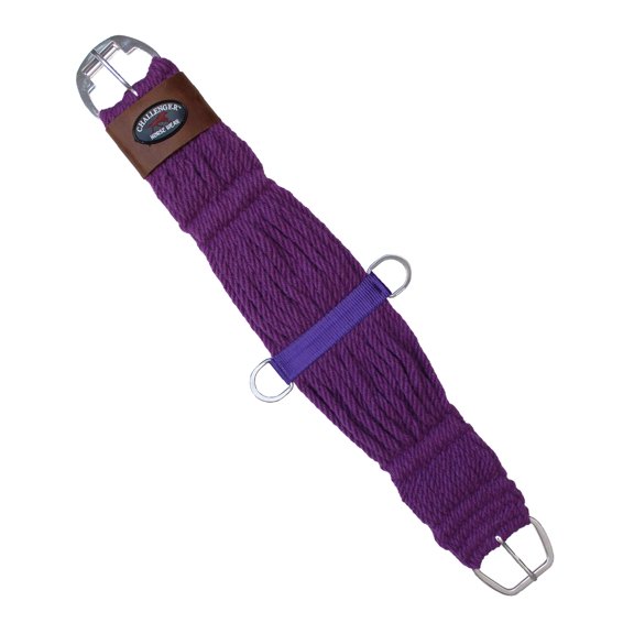 22" Western 27 Strand Double Weave Purple Mohair Roper Cinch 97RT07PP-22