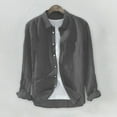 thumbnail image 2 of Chemises Homme en Lin Coton Massif à Manches Longues et Taille T, 2 of 5