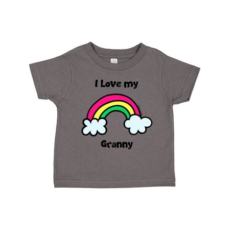 

Inktastic I Love My Granny Gift Toddler Boy or Toddler Girl T-Shirt