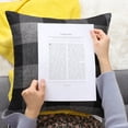 thumbnail image 3 of PiccoCasa 18"x18" Throw Pillowcase Classic Retro Plaid Cushion Covers Pack of 2, Black and Grey, 3 of 6
