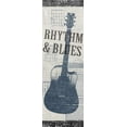 thumbnail image 2 of Craven, Katrina 13x32 White Modern Wood Framed Museum Art Print Titled - Rhythm and Blues, 2 of 4