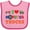 Pink and Fuchsia, variant on Inktastic I Love Trucks Boys or Girls Baby Bib