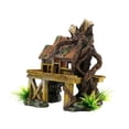 thumbnail image 1 of Refugio para acuarios,Decoración de acuarios con castillos de resina,Casa de reptiles y peces artificiales para pecera,Decoración de cueva para esconderse en casa Cueva para esconderse de, 1 of 8