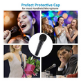 thumbnail image 2 of 500 Pcs Disposable Microphone Cover Handheld Microphone Protective Cap Musical Microphone Cover for KTV Karaoke Bar,Etc, 2 of 7