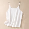 thumbnail image 2 of AherBiu Summer Tank Tops for Women Cotton Linen Spaghetti Strap Sleeveless Casual Loose Shirts Blouse, 2 of 3