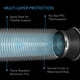thumbnail image 3 of Conducto de aluminio flexible AC Infinity de 4 pulgadas y 2,4 metros con abrazaderas, 3 of 6