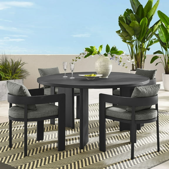 Tahoe Dining Set in Gray Gray