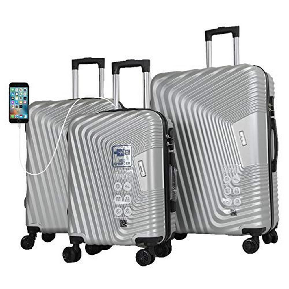 Mirage Luggage Mirage Empire ABS Luggage Sets Hardside 360 Spinner Lightweight Durable Spinner