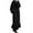Black, variant on IROINNID Maxi Dress for Women Hooded Winter Warm Color Long Sleeve Pocket Long Dress ,Black