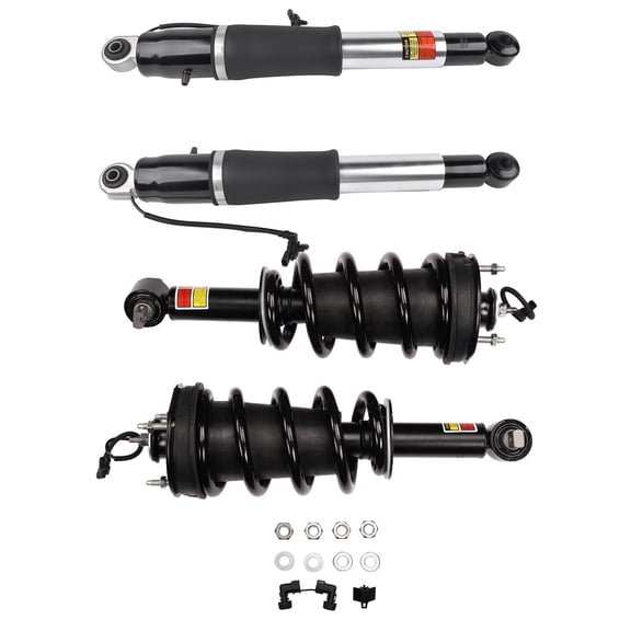 NEWZQ 4Pcs Suspension Shock Absorber and Coil Spring Assembly for Cadillac GMC Sport Utility 2015-20