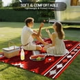 thumbnail image 5 of Fsddascl Red Boho Outdoor Rug for Patio/Deck/Porch, Non-Slip Large Area Rug 4 x 6 Ft, Neutral Tribal Ethnic Abstract Geometric Motifs Indoor Outdoor Rugs Washable Area Rugs, Camping Rug Carpet Runner, 5 of 9