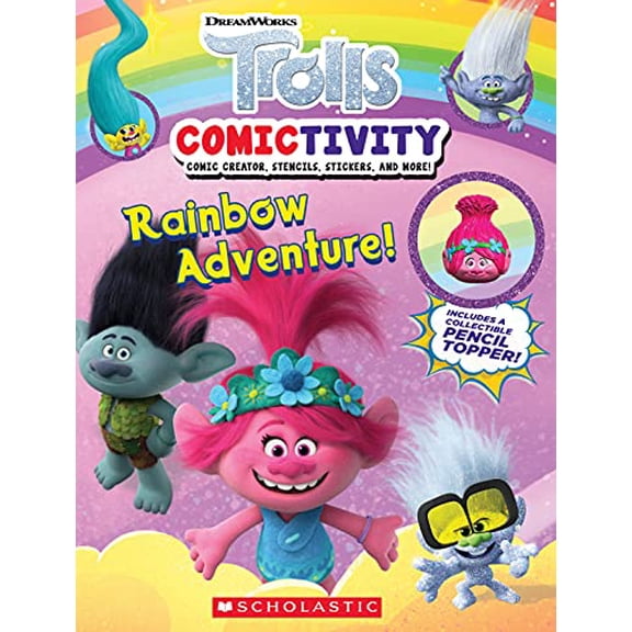 Pre-Owned Rainbow Adventure! (Trolls: Comictivity) (Paperback) 1338725254 9781338725254