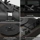 thumbnail image 5 of Reproductor de discos Retrolife, tocadiscos vintage, Bluetooth, color nogal, 5 of 9