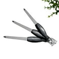 thumbnail image 3 of HLONK Nail File Cuticle Files Pusher Trimmer Buffering Board Emery Side Double Tool Metal Steel Sanding Stainless Fork Skin, 3 of 8