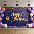 thumbnail image 4 of Yatrandify Decorative Design Happy Birthday Banner Balloon Decoration Event Banner Durable for Birthday Party Indoor Decoration Party Celebration, 4 of 7