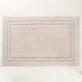 thumbnail image 2 of Cotton Solid 2-Piece Cream Highly Absorbent Non-Slip Backing Bath Rug Set by Superior, 2 of 12