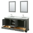 thumbnail image 3 of Wyndham Collection WCS202072DWGCMUNOM24 Deborah 72" Free Standing Double Vanity Set -, 3 of 7