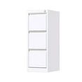 thumbnail image 1 of Open Box AOBABO 3 Drawer Metal File Cabinet w/Lock for Home & Office, White, 1 of 12