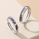 thumbnail image 3 of Juego de 2 anillos de pareja a juego, anillo de promesa de sol y luna, anillos ajustables a juego para parejas, anillos de promesa, aniversario, joyería de San Valentín, 3 of 4