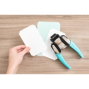 Crop-A-Dile Corner Chomper - Stub & Scallop Punch by We R Memory Keepers | Blue Comfort Handle