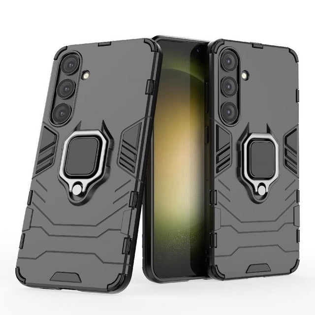 Funda para Samsung Galaxy S24 Plus 5G con Soporte Anillo Giratorio 360° y Protección Resistente a Golpes y Caídas