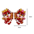 thumbnail image 7 of Tachiuwa 2Pcs Chinese New Year Door Sticker New Year Window Clings Dragon Ornament, Chinese New Year Decoration for Office Living Room M, 7 of 7