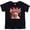 Black Shirt, variant on Cute Highland Cow Valentine's Day Shirt for Kids Hearts and Candy Tee for Girls Black Shirt 2T