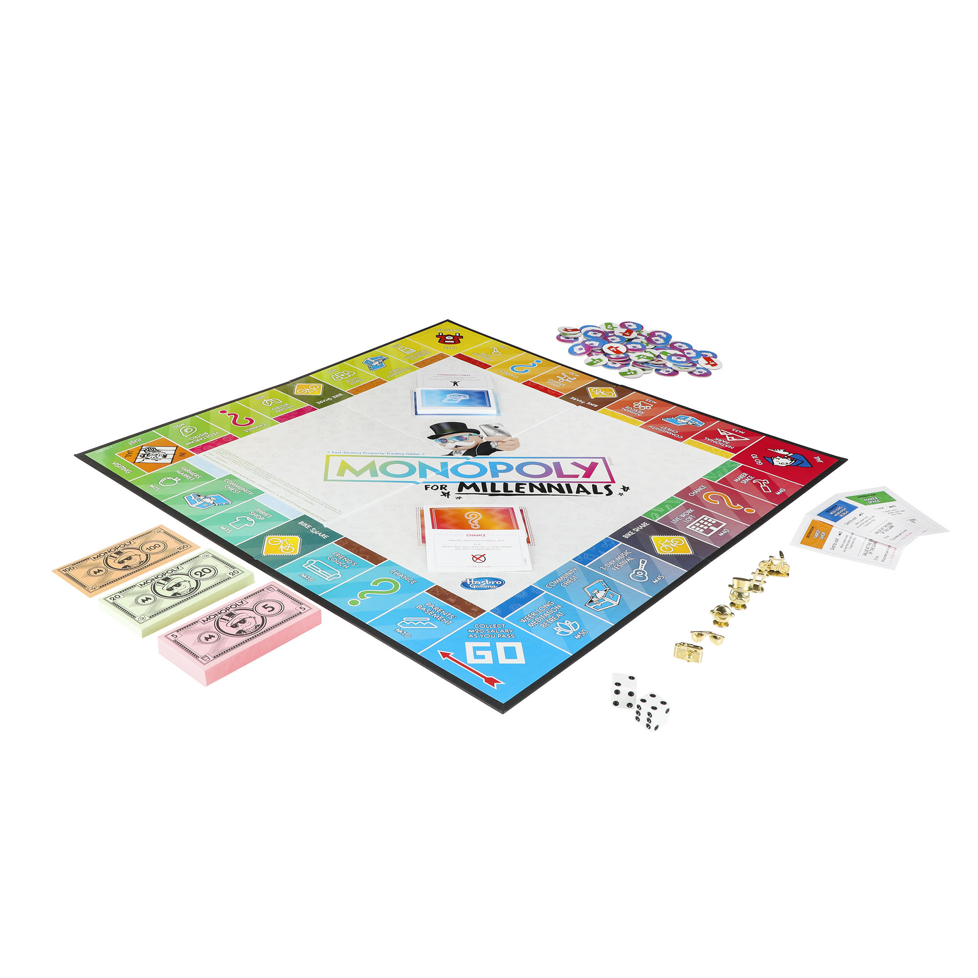 Monopoly for Millennials Board Game for Kids and Family Ages 8 and Up, 2-4 Players - image 3 of 5