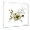 thumbnail image 2 of Designart 'Eucalyptus Branches With Anemone Bouquet Flower II' Traditional Framed Art Print, 2 of 4