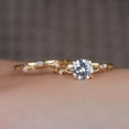 thumbnail image 6 of Cora Jewellery 1.0CT Nature Inspired Twig Moissanite Engagement Ring Set for Women, 10K Yellow Gold, 5.5 US, 6 of 8