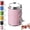 Pink, variant on Mini Coin Storage Keychain, Mini Coin Bank Keychain for Quarters, 2-in-1 Portable coin Holder, with Secure Snap Closure