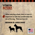 thumbnail image 3 of The Country Butcher Filled Trachea Dog Chew, Peanut Butter & Chicken N Rice Variety, 10 Count, 3 of 4