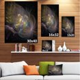 thumbnail image 3 of Fractal Background Bright Glare - Large Abstract Canvas Wall Art, 3 of 4