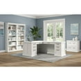 thumbnail image 2 of Modern Wood L-Desk & Return Writing Table & Return Office White, 2 of 13