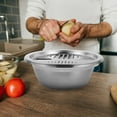 thumbnail image 2 of WRISTBIQUE Fruit Shredder Slicer Set Stainless Steel 3pcs in 1 Set Silver, 2 of 8