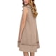thumbnail image 5 of Vestido de Fiesta de Navidad de Niñas Color Sólido Suave Cuello Redondo Fino Correa de Hombro Vestido Superior para Niños Manga Corta Estilo Lindo Vestido de Navidad Niña Bebé, 5 of 7