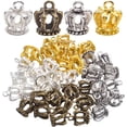 thumbnail image 2 of NUOBESTY 60 Pcs Mini Crown Charms For Jewelry Making... 2 of 12