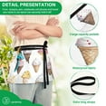 thumbnail image 4 of Yayeee Waist Apron with Pockets for Cooking Waterproof Half Server Aprons, Ice Cream Pattern, 4 of 7
