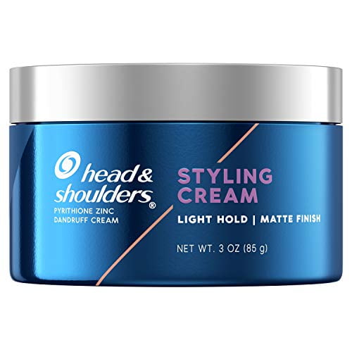 Head & Shoulders Anti-Dandruff Styling Hair Cream Men, Light Hold, Matte Finish, 3 Oz Head & Shoulders Anti-Dandruff Styling Hair Cream Men, Light Hold, Matte Finish, 3 Oz