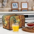 thumbnail image 3 of 1pc, Sunflower Rooster Bread Maker Cover, Chick Print Small Kitchen Appliance Bread Maker Dust Cover Microwave Bread Maker Cover, Suitable for 2 Slices Models, 3 of 7