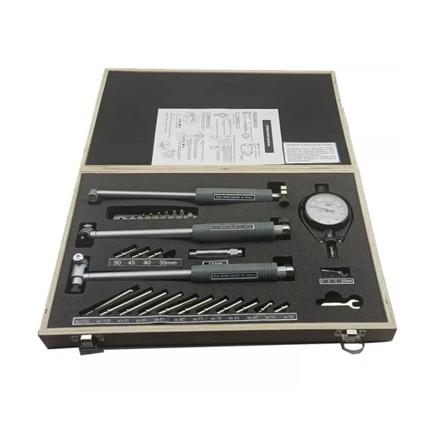 High Precision Inside Micrometer Bore Gauge Set 18-160mm Dial Indicator Cylinder Bore Measuring Tool For Industrial Use ,Multi Purpose