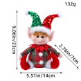 thumbnail image 3 of Elf Plush Christmas Stuffed Dolls- 9" Boy and Girl Elves Holiday Cute Plush Shelf Toys - Fun Kids Buddy Figurine Decorations, Christmas Winter Holiday Party Festive Decor and Gift Exchange, 3 of 7