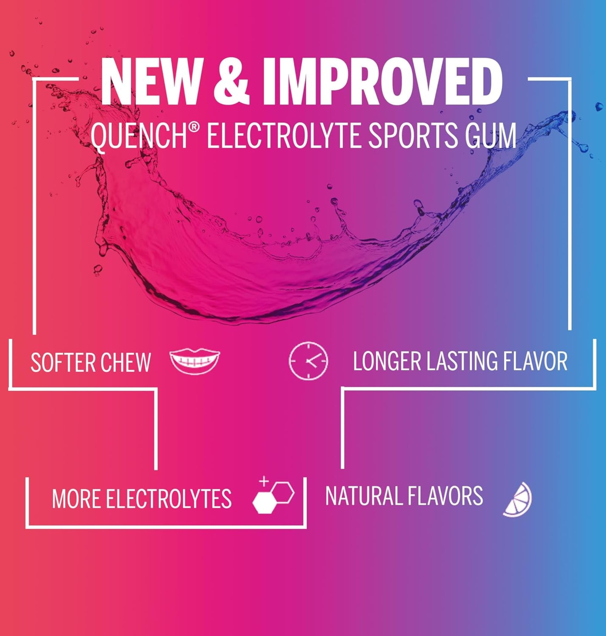 Mueller Quench Gum Variety Bucket, 200 Pcs. Assorted Flavors
