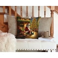 thumbnail image 3 of Carolines Treasures DAC4173PW1414 14 x 14 in. Yorkshire Terrier Yorkie & Santa Claus Throw Pillow, 3 of 5