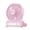 Pink, variant on Holmes 4" Rechargeable USB Desk Fan Portable Cordless with 90 Degree Adjustable Tilt Black
