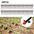 thumbnail image 1 of 50 Pcs Goutteurs d'Irrigation Émetteurs de Goutte Micro Pulvérisation Arroseur Réglable Jardin Jardin Dispositif d'Arrosage Réglable Rouge, 1 of 10