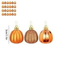 thumbnail image 3 of LSLJS Halloween Ball Ornaments Set,Halloween Themed 9 PCS Ornaments, Shatterproof Decorative Hanging Assorted Pumpkin Ornaments for Halloween Holidays Party Decor Tree Ornaments and Events, 3 of 8