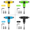 thumbnail image 2 of Generic Kit d'Outils de Maintenance de Planche à Roulettes Compact Multifonctionnel avec Clé en T et Extracteur de Roulement, Bleu, 2 of 6